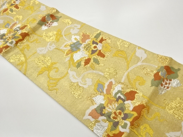 JAPANESE FUKURO OBI / WOVEN ARABESQUE